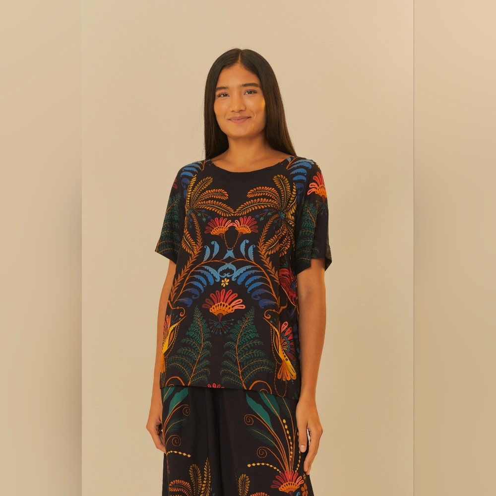 FARM Rio - Jardim Clássico Printed T-shirt